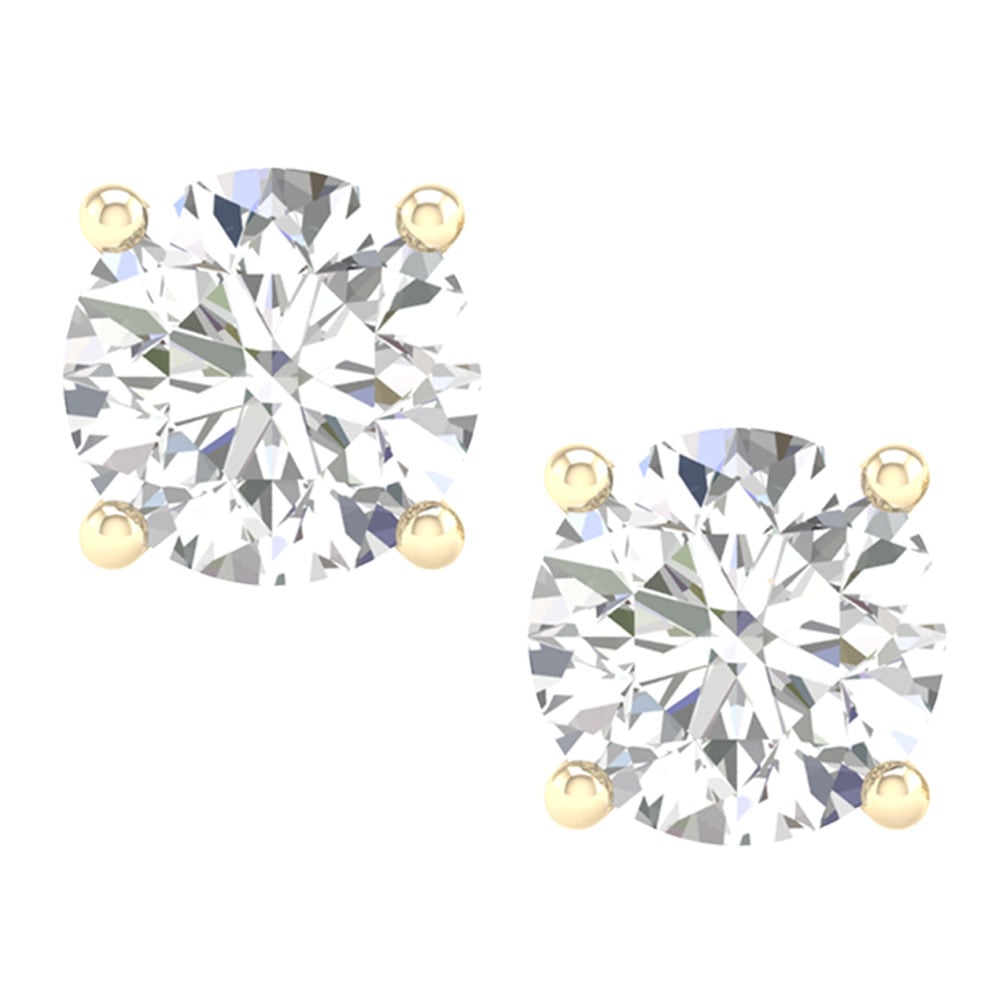 14K 0.50CT Certified Lab Grown Diamond Earring