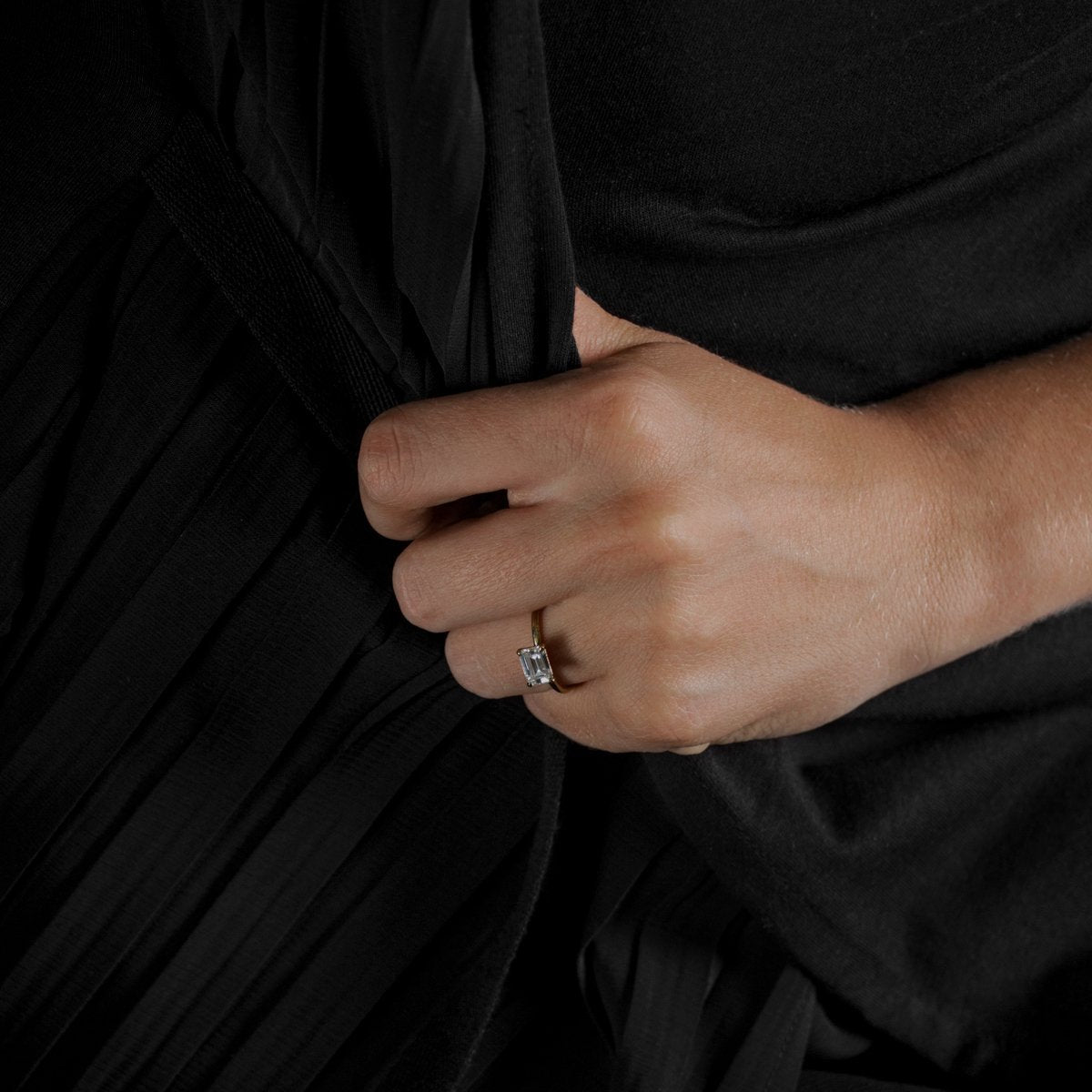 East-West Engagement Ring