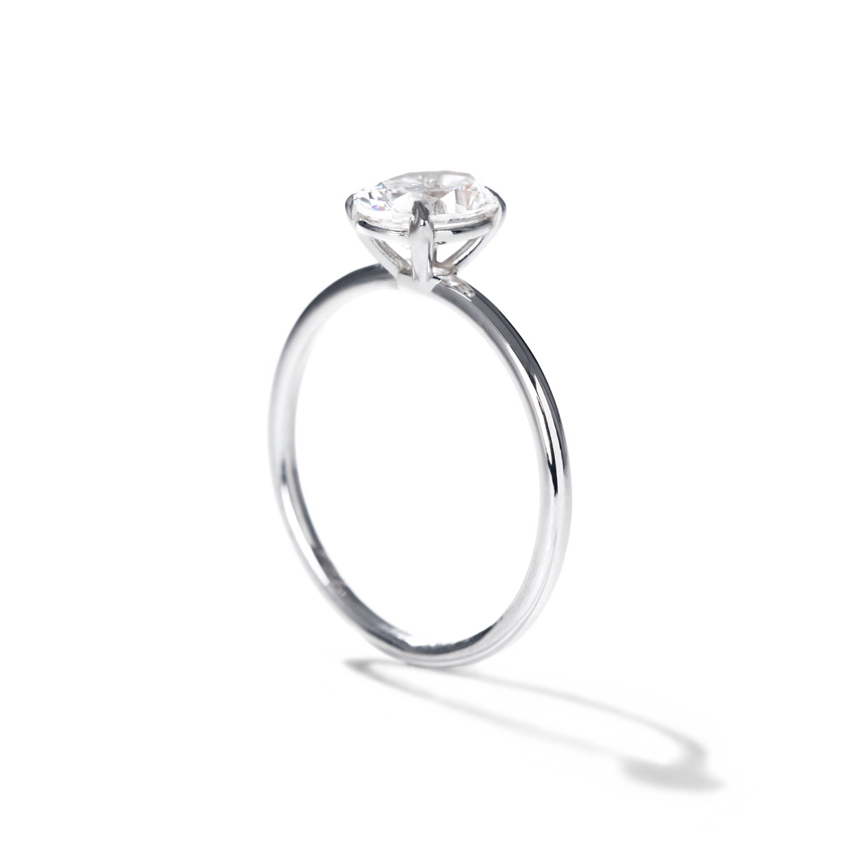 Solitaire Diamond Engagement Ring