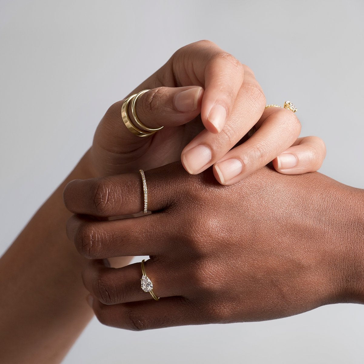 East-West Engagement Ring