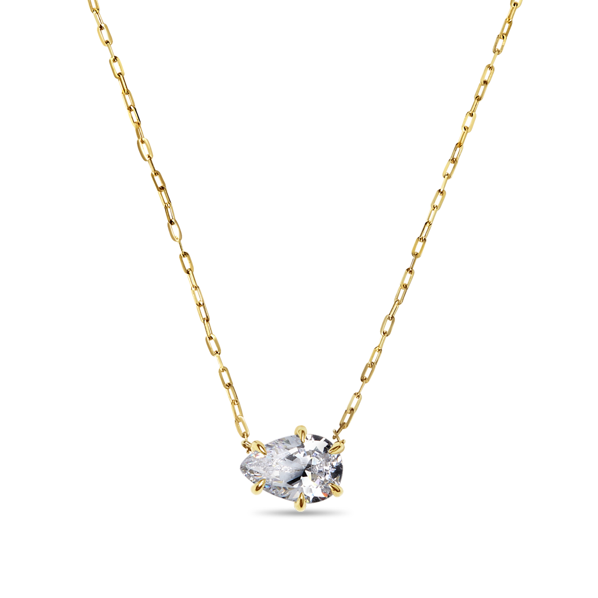 Pear Diamond Pendant