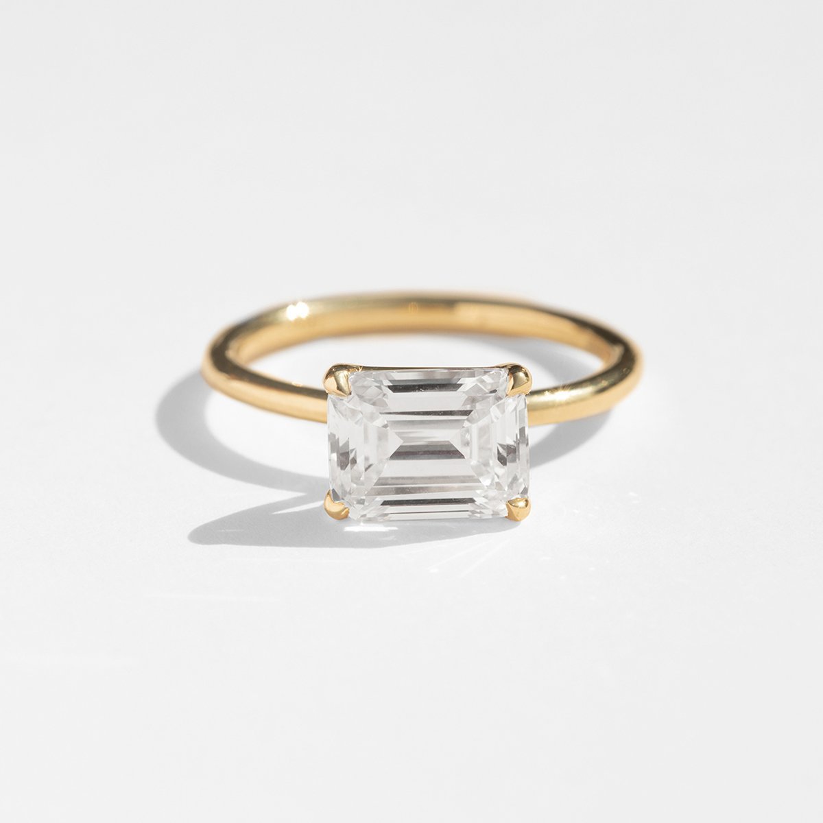 East-West Pixie Engagement Ring