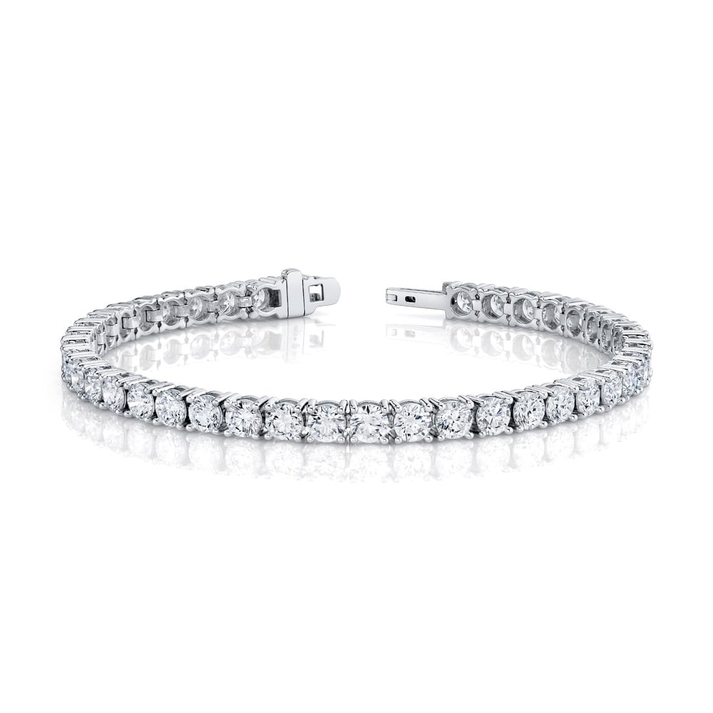 14K White Gold Lab Grown Diamond 10 1/4 Ct.Tw. Tennis Bracelet (7 Inches)
