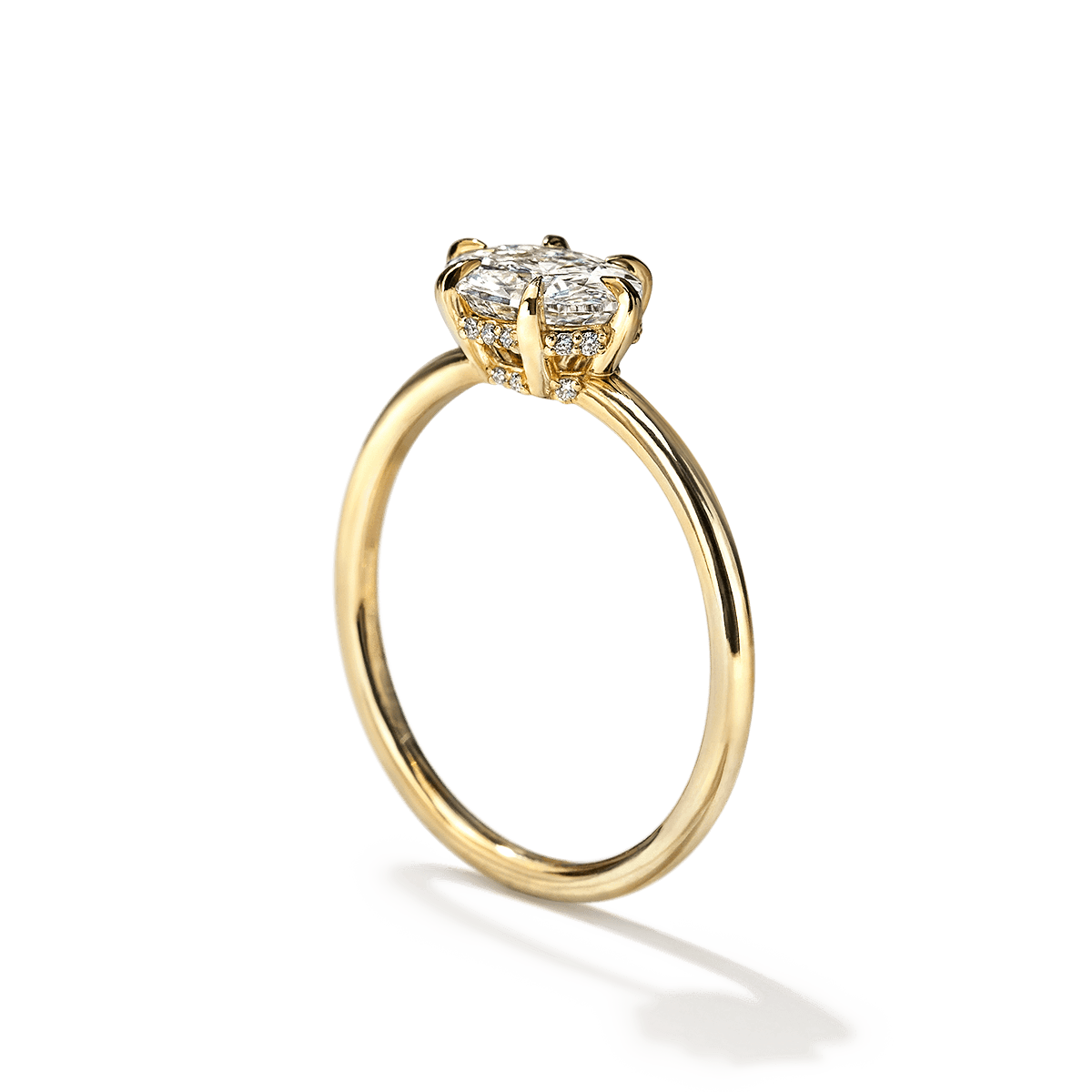 East-West Pixie Engagement Ring