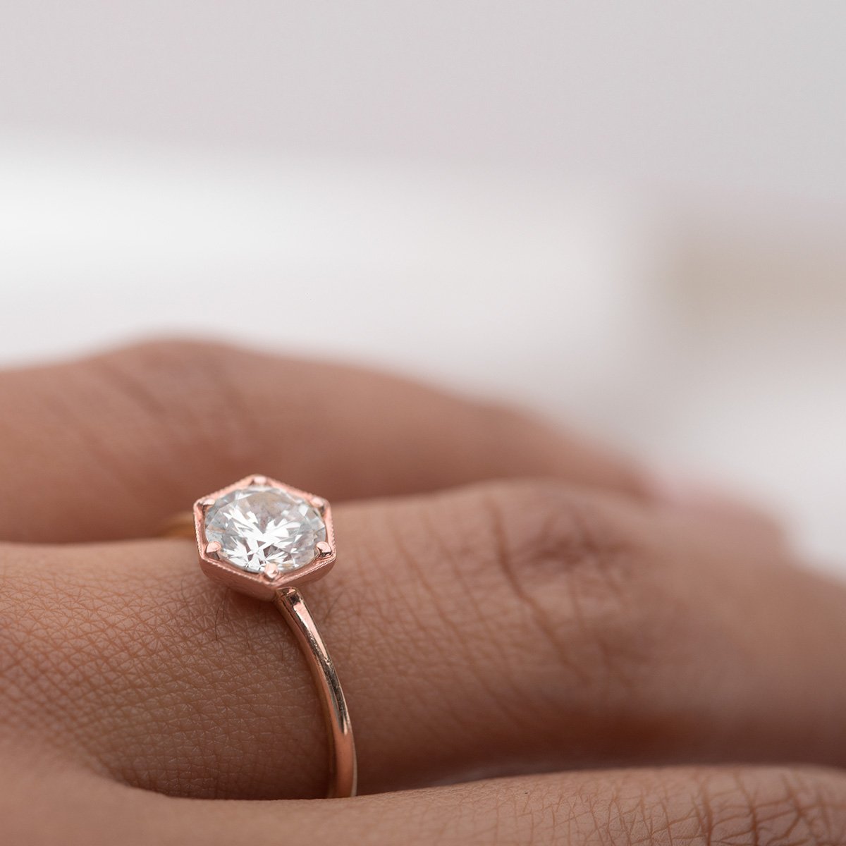 Selene Diamond Engagement Ring