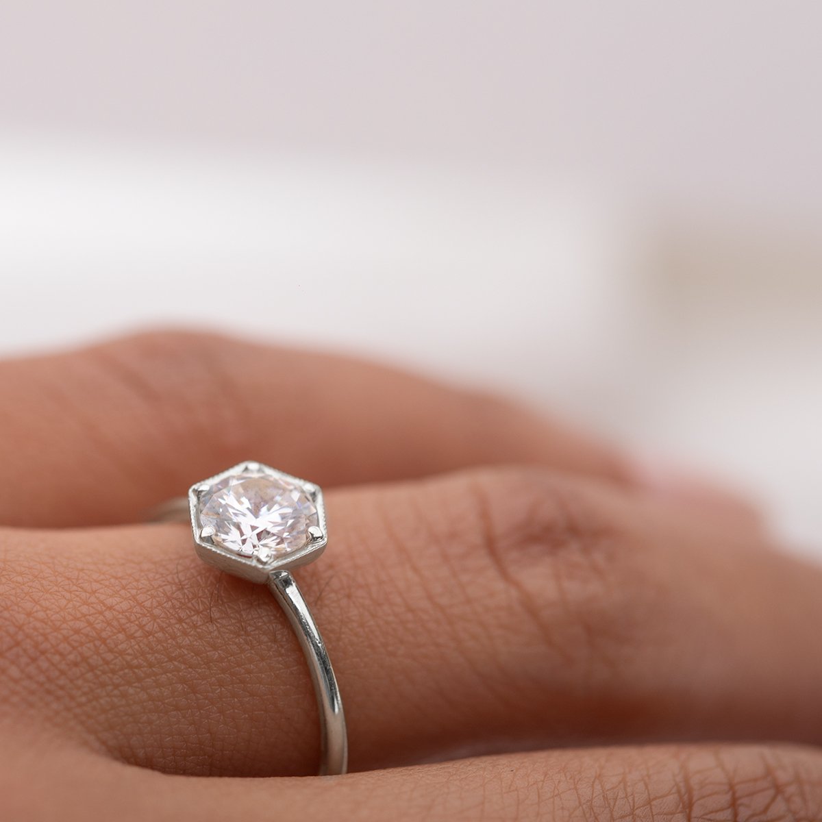 Selene Diamond Engagement Ring